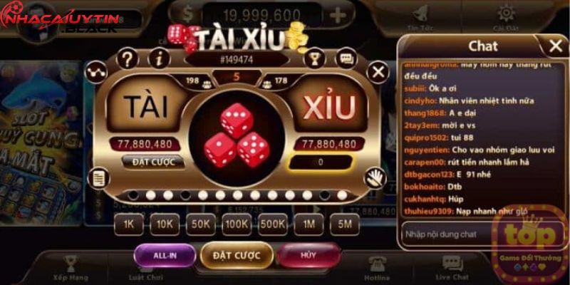 Tài xỉu - tựa game cá cược được săn đón hàng đầu